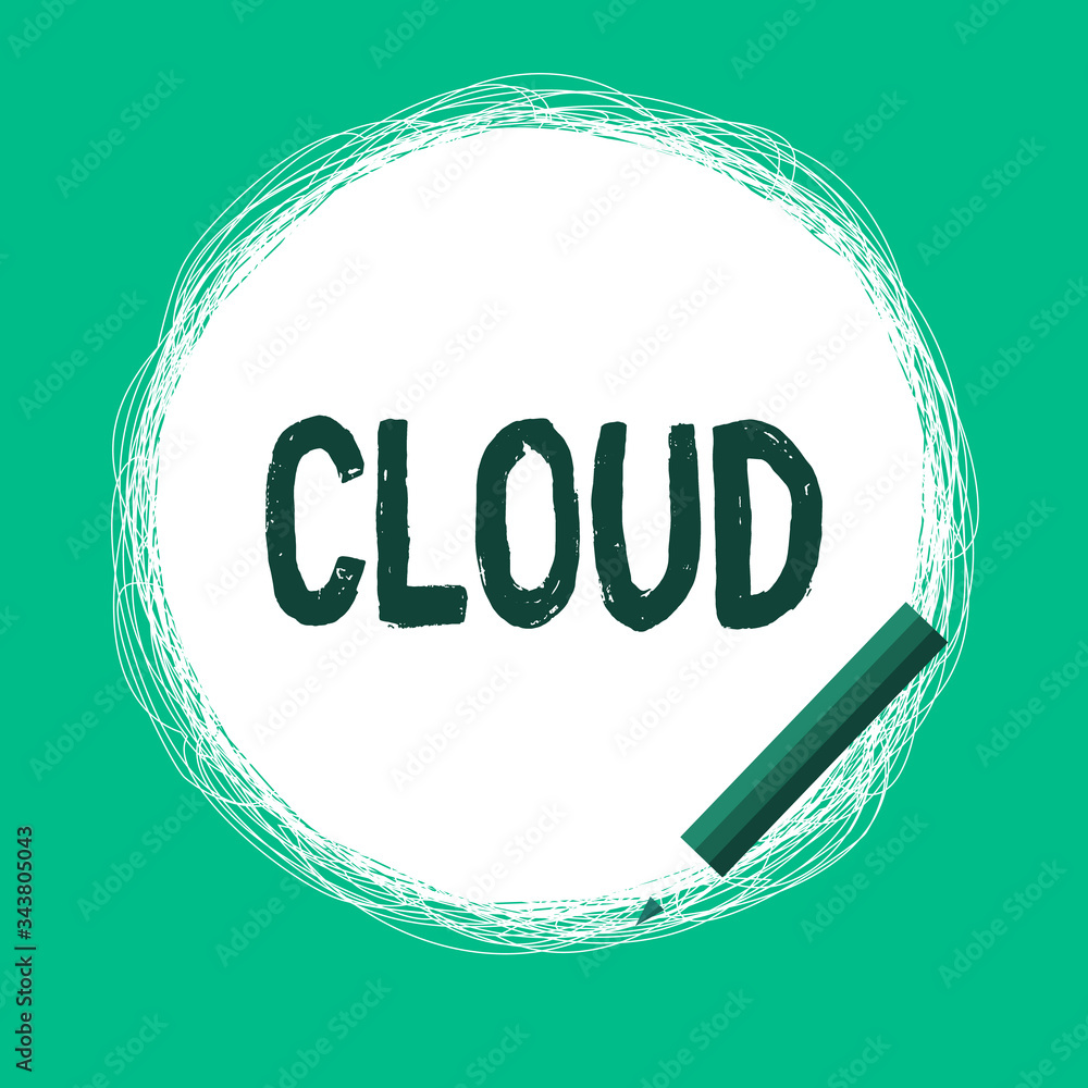 Poster word writing text cloud. business photo showcasing anything that involves delivering hosted services
