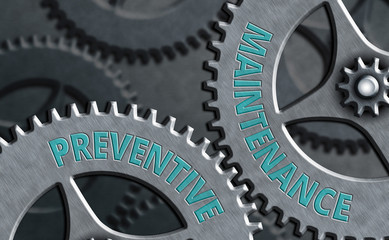 Conceptual hand writing showing Preventive Maintenance. Concept meaning Avoid Breakdown done while machine still working