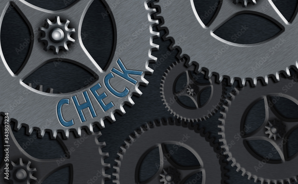Leinwandbilder writing note showing check. business concept for mark click on a box in order to select a particular