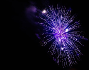 fireworks in the sky