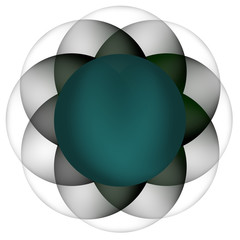 abstract pattern, space, ball, rosette, decoration,