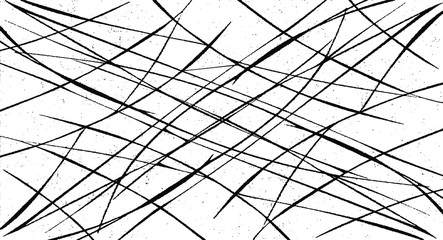 Slim lines texture. Parallel and intersecting lines abstract pattern. Abstract textured effect. Black isolated on white background.Vector illustration. EPS10.