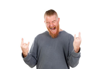 Fototapeta premium Redhead man