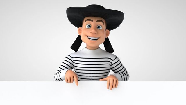 Fun breton character