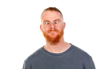 Fototapeta premium Redhead man