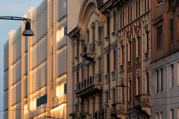 Naklejka premium architettura milano