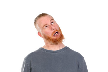 Obraz premium Redhead man