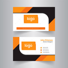 Creative business card design template.