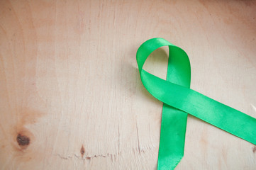 Green Awareness Ribbons, Mental Health and Lymphoma, World Mental Health Day