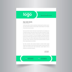 Obraz premium Business style letter head templates for your project design.
