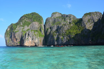 Naklejka premium Maya Bay Ko Phi Phi Leh Thaïlande Asie