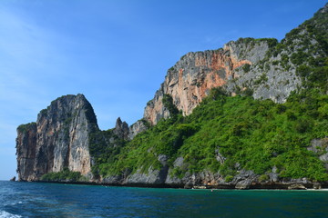 Fototapeta na wymiar Maya Bay Ko Phi Phi Leh Thaïlande Asie
