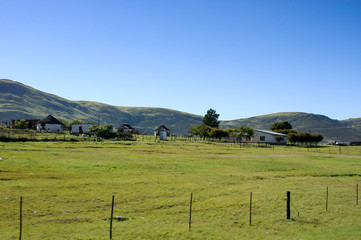 Rural housing and scenery, Coffee Bay, Eastern Cape, South Africa