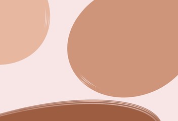 Nude colors abstract illustration , advertising background