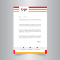 Business style letter head templates for your project design.