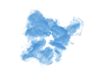 Abstract illustration of smoky shape.