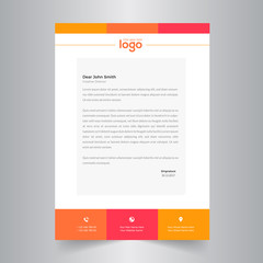 Letter head templates for your project design.