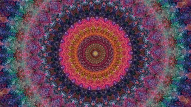 Motion blur vibrant background footage in abstract style find or restore a sense of healthy mental balance. Glowing shapes spinning and moving fast in space. Use in alternative therapy art practice