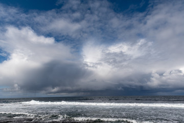 dramatic clouds