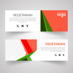 Food & Restuaruant Concept web Bannar Design Template.	