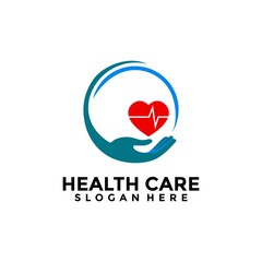 Health Care Medicine Logo Design, Health Care Icon Vector