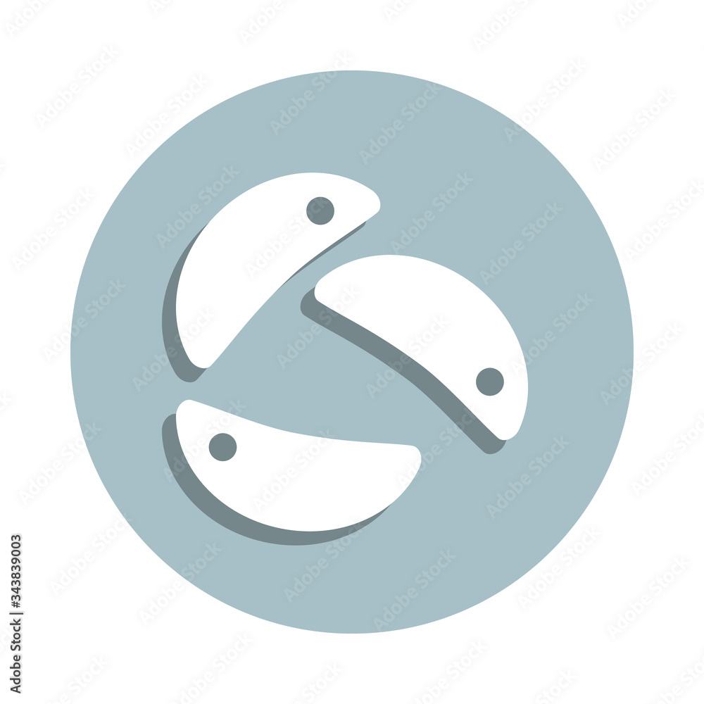Aufkleber laboratory, cell badge icon. simple glyph, flat vector of laboratory icons for ui and ux, website or