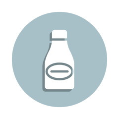 Music festival, beer, bottle, drink badge icon. Simple glyph, flat vector of music festival icons for ui and ux, website or mobile application