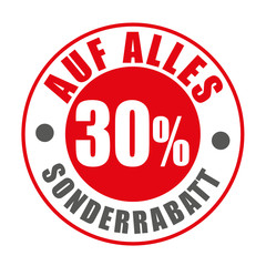 Rabatt Button Stempel 40%