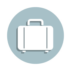 Portfolio badge icon. Simple glyph, flat vector of seo and development icons for ui and ux, website or mobile application