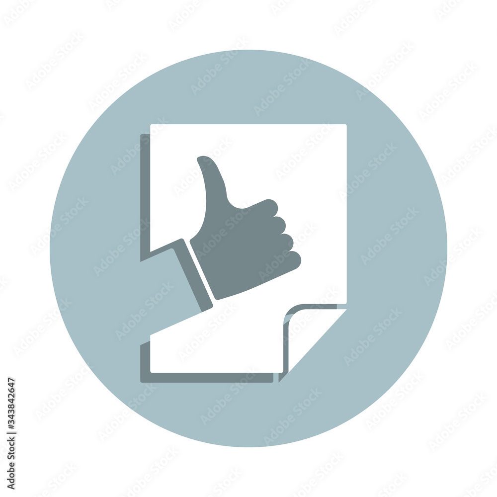 Poster page quality badge icon. simple glyph, flat vector of seo and development icons for ui and ux, websi