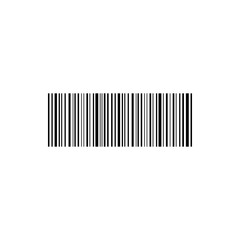 Barcode icon vector illustration isolated on white