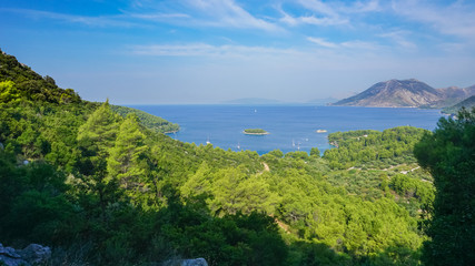Gulf of the Adriatic Sea near the village of Julian on the Peljesac Peninsula, Croatia