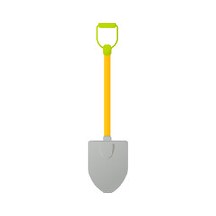 Shovel vector icon isolated