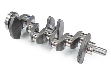 Cast steel crankshaft of a diesel engine