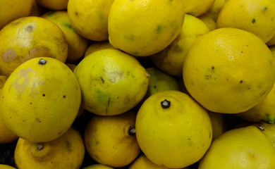 Lemon is a fresh beverage ingredient.