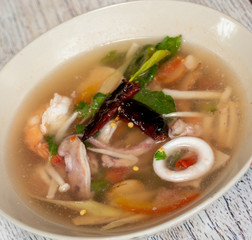 Thai Food Mixed Dishes Wide Selection