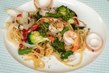 Thai Food Mixed Dishes Wide Selection