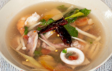 Thai Food Mixed Dishes Wide Selection