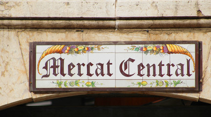 Mercado Central de Valencia, España