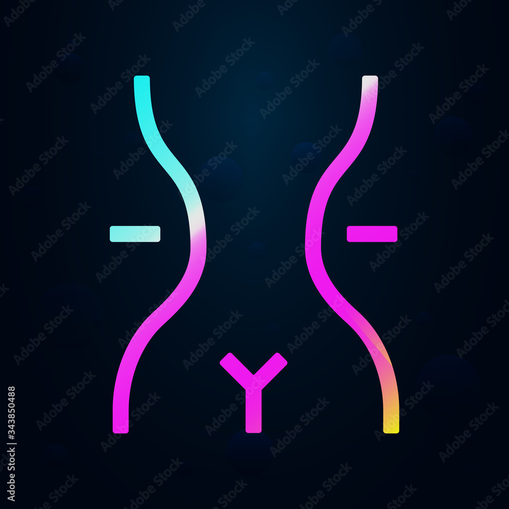 Poster losing weight nolan icon. simple thin line, outline vector of health icons for ui and ux, website or