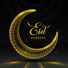  religious,vectors,grey,eid mubarak,hand drawn,floral,art,mandala,decoration,element,fasting,light,ornament,happy,creative,invitation,wishes,golden, 3d moon,moon,banner,adha,traditional,festival,black © My Graphic Stock