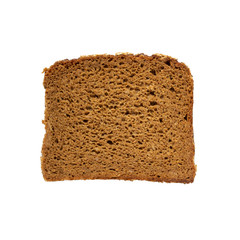 sliced bread isolated on white background