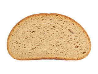 sliced bread isolated on white background