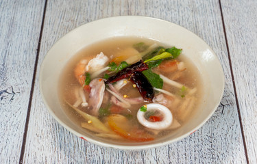 Thai Food Mixed Dishes Wide Selection
