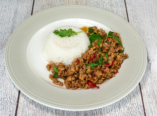 Thai Food Mixed Dishes Wide Selection