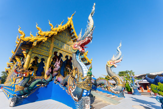 Wat Rong Seur Ten), Chiang Rai. It is one of the most beautiful temples in chiangrai Thailand-1