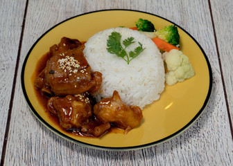 Thai Food Mixed Dishes Wide Selection