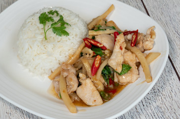 Thai Food Mixed Dishes Wide Selection