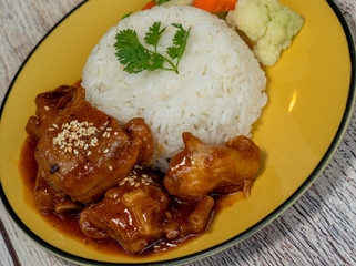 Thai Food Mixed Dishes Wide Selection