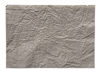 texture of old crumpled paper background